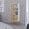 NicBex 2 Drawers Dresser for Bedroom with 4 Shelves,Chest of Drawers with Metal Handles,Storage Dressers for Bedroom - 2 of 4