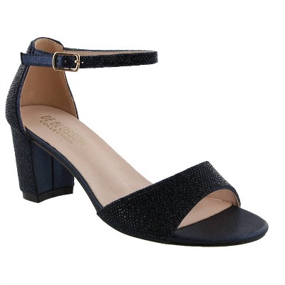 Women's Shimmer Low Block Heel - Blossom Footwear