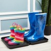 Farmlyn Creek 3 Pack Black Plastic Drip Shoe Mainstays Boot Tray for Entryway, Under Sink, 13.7 x 10.6 in - 3 of 4
