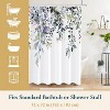 LunaLulinlk Shower Curtain with Hooks – Heavy-Duty Mold/Mildew-Resistant - 3 of 4