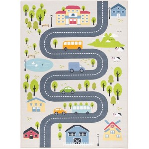 Kids Playhouse KPH227 Power Loomed Machine Washable Slip Resistant Rugs - Safavieh Kids - 1 of 4