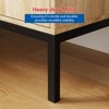 31.5" Wooden Sideboard Buffet Cabinet with Metal Feet for Hallway, Living Room, Dining Room, Kicthen - 3 of 4