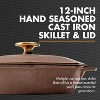 FINEX 8" Cast Iron Skillet & FINEX 12" Cast Iron Skillet & Lid - 3 of 4