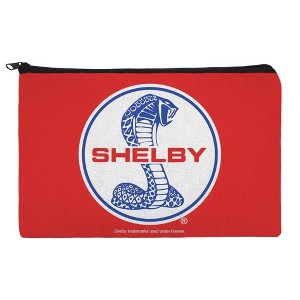 Shelby Mustang Patriotic Logo Makeup Cosmetic Bag Organizer Pouch - 1 of 4