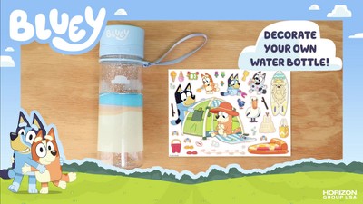Bluey Decorate Your Own Water Bottle 