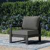 WestinTrends Montara Outdoor HDPE Left Arm Sectional Patio Corner Club Chair with Patio Cushions - 2 of 4