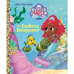 The Endless Sleepover (Disney Junior Ariel) - (Little Golden Book) by  Golden Books (Hardcover) - 1 of 1