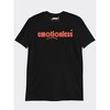 MyMoodTee Women’s Emotionless Cotton Graphic Tee – Poker Face Statement Shirt - 2 of 3