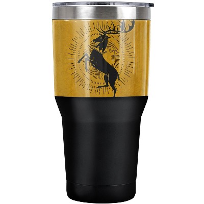 Game Of Thrones Baratheon Sigil Steel Tumbler 30oz Coffee Travel Mug