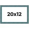 PosterPalooza | Simple Blue Picture Frame - UV Acrylic, Backing Board, Hanging Hardware Included - 2 of 4