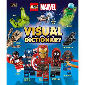 Lego Marvel Visual Dictionary (Library Edition) - by  Simon Hugo & Amy Richau (Hardcover)