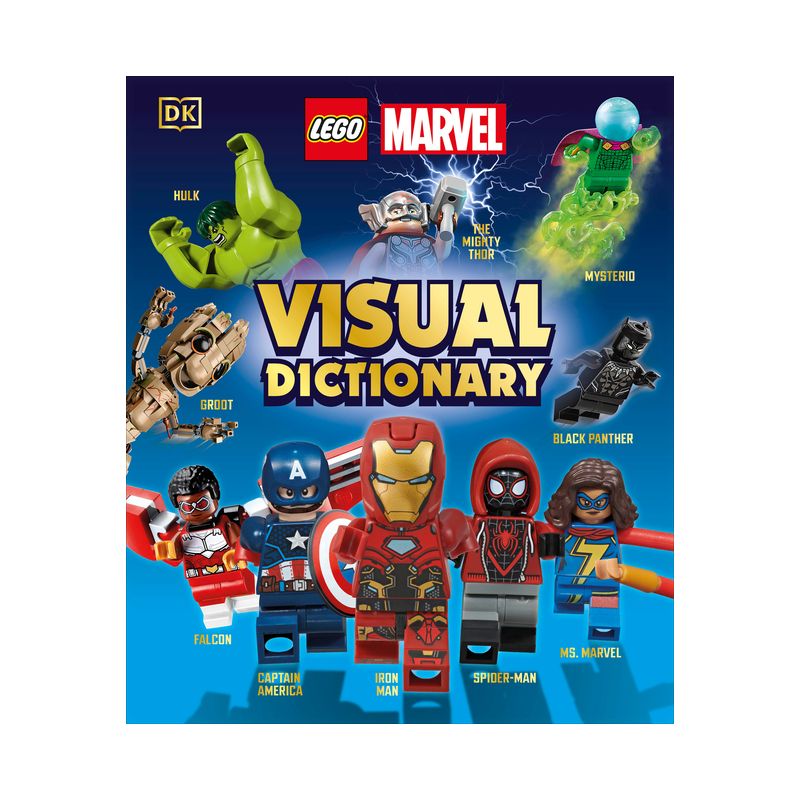 Lego Marvel Visual Dictionary (Library Edition) - by  Simon Hugo & Amy Richau (Hardcover), 1 of 2