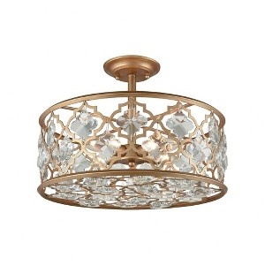 Elk Home Armand 4 - Light Semi-Flush Mount in  Matte Gold - 1 of 1