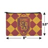 Harry Potter Gryffindor Plaid Sigil Makeup Cosmetic Bag Organizer Pouch - 4 of 4