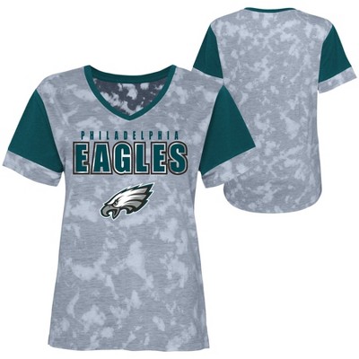 Philadelphia Eagles Youth Girls Size Official NFL Teens Sheer T-Shirt New  Tag