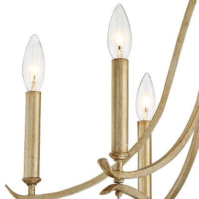Brio Gold 6-Light Chandelier with Crystal Accents