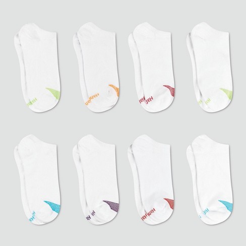 Hanes Cozy No Show Women's Socks, Assorted Solids, 6-Pack