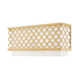 Livex Lighting Arabesque 2 - Light Wall Light in  Soft Gold - 1 of 4