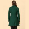 INSPIRE CHIC Women's Single Breasted Notched Lapel Long Winter Coats - 4 of 4