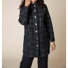 Women's Speckle Knit Plaid Car Coat - habitat - 3 of 4