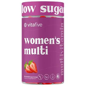 vitafive Low Sugar Women's Vegan Multivitamins - 50ct