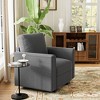 Modular Sectional Sofa with Storage Seat Upgrade Convertible Sofa Couch for Living Room/Deep 27'' Ottoman/Memory Polyester Cushion - 4 of 4