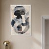 Art Remedy Slither Abstract Shapes Wall Art Framed - 2 of 4
