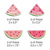 Big Dot of Happiness Sweet Watermelon - DIY Shaped Fruit Party Cut-Outs - 24 Count - 2 of 4