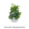 Unique Bargains Artificial Plants 5-Piece Mini Lotus Plastic 3.54"x3.54"x7.09" 1 Pcs - 3 of 4