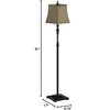 Cal Lighting 60W X 2 Madison Club Floor Lamp - Oil Rubbed Bronze - image 4 of 4