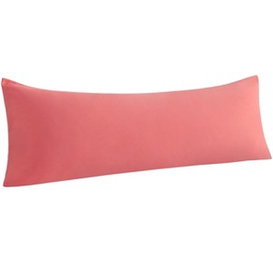 Brushed Microfiber Body Pillowcase, Super Soft Body Pillow Cover with Envelope Closure, 20x54 Inches - NTBAY - 1 of 4