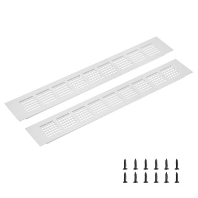 Unique Bargains Rectangle Ventilation Grille, Aluminum