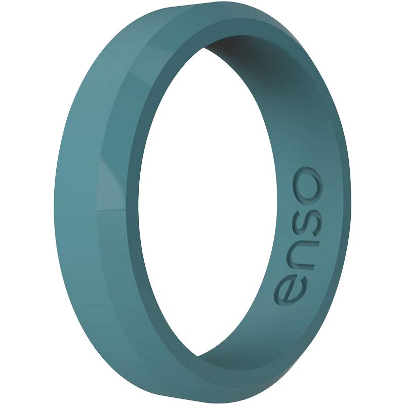 Enso Rings Thin Bevel Series Silicone Ring, 1 of 2