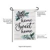 Evergreen Home Sweet Home Eucalyptus Garden Burlap Flag 12.5 x 18 Inches Indoor Outdoor Decor - 3 of 4