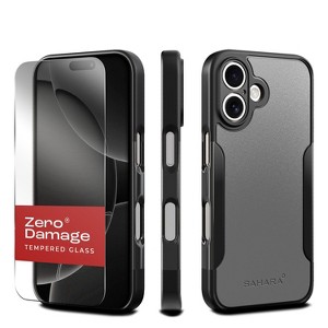 SAHARA - Classic Series Case & Tempered Glass Kit for Apple iPhone 16 - 1 of 4