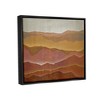 Stupell Industries Warm Glowing Mountain Range Overlay Desert Landscape Floater Canvas Wall Art - 3 of 4