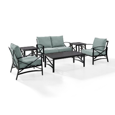 6pc Kaplan Outdoor Seating Set Mist - Crosley