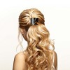 Unique Bargains Women's Splicing Ponytail Buckle Hair Clip 1 Pc - 2 of 4