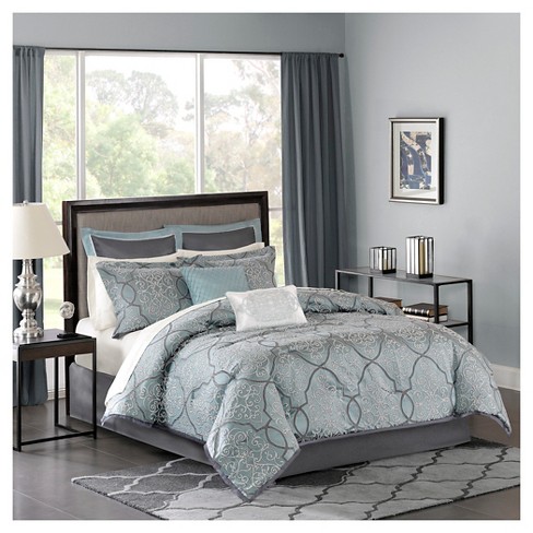 blue comforter sets bed bath and beyond