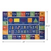 Padded Velvet Fleece Polyester Rug - Low Pile, Non-Slip, Easy-Clean, Ideal for Kids' Rooms - Antistatic, Durable - 47 x 71 Inches - EDU - 3 of 4