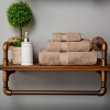 Luxury Cotton Heavyweight Ultra-Plush 3 Piece Towel Set by Blue Nile Mills - 2 of 4