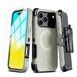 MyBat Pro Maverick Series MagSafe Case w/ Holster and Tempered Glass for Apple iPhone 17 Pro Max - 1 of 4