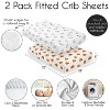 Sweet Jojo Designs Boy, Girl, Unisex/Gender Neutral Fitted Crib Sheets Set Seasonal Halloween Ghosts and Pumpkins 2pc - 4 of 4