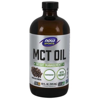MCT Oil, Chocolate Mocha by Now Foods  -  16 fl oz Liquid