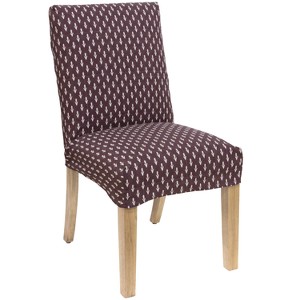 Hendrix Slipcover Dining Chair Plum Floral - Cloth & Co., Purple Floral