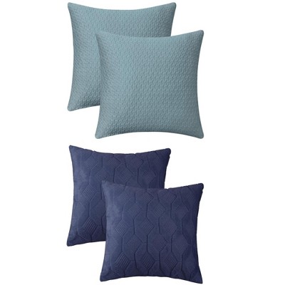 REGALWOVEN 4 Pcs Geometric Soft Cozy Throw Pillow Covers