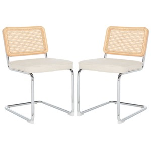 Coralia Rattan Dining Chair (Set of 2) - DCH1101 - Safavieh - 1 of 4