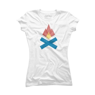 Junior's Design By Humans Campfire By elcorette T-Shirt