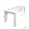 SKRAN Multifunctional Extendable Console Table -  MDF Material, Suitable for Home and Outdoor Use - 4 of 4