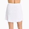 Calypsa Women's Chlorine Resistant Short A-line Swim Skort - 2 of 4